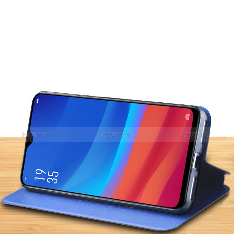 Coque Portefeuille Livre Cuir Etui Clapet pour Oppo A7 Plus