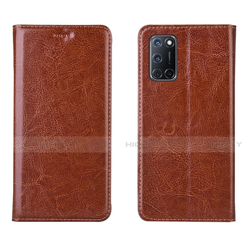 Coque Portefeuille Livre Cuir Etui Clapet pour Oppo A72 Orange Plus