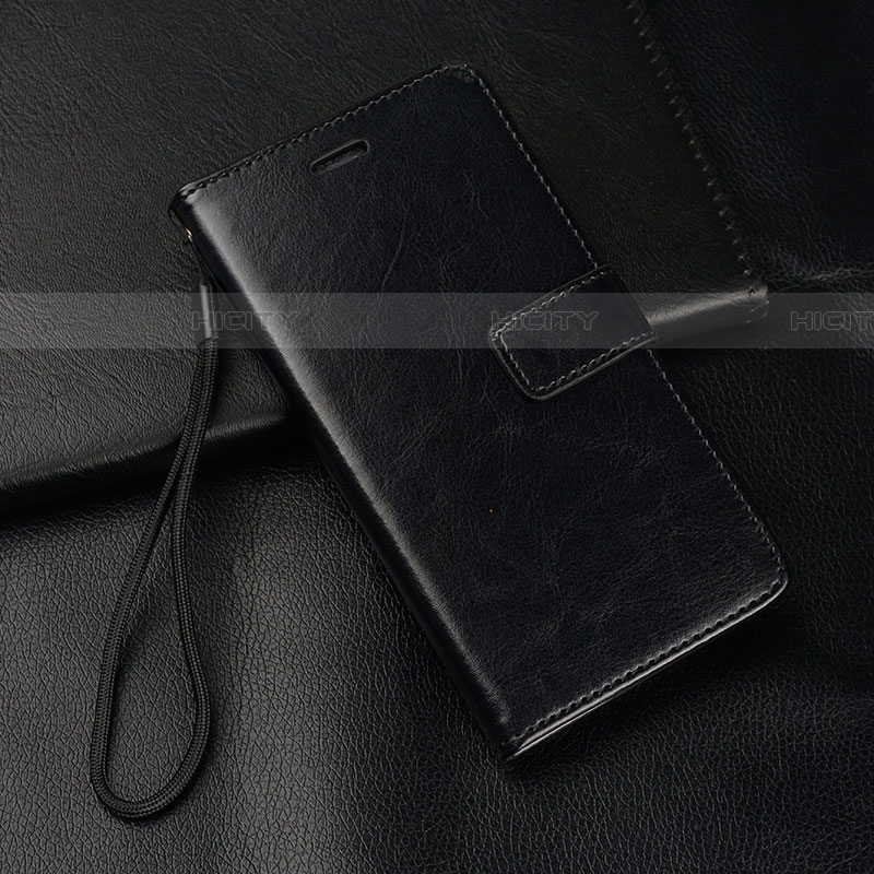 Coque Portefeuille Livre Cuir Etui Clapet pour Oppo Reno Ace Noir Plus