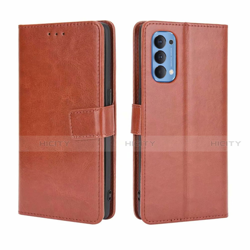 Coque Portefeuille Livre Cuir Etui Clapet pour Oppo Reno4 4G Plus