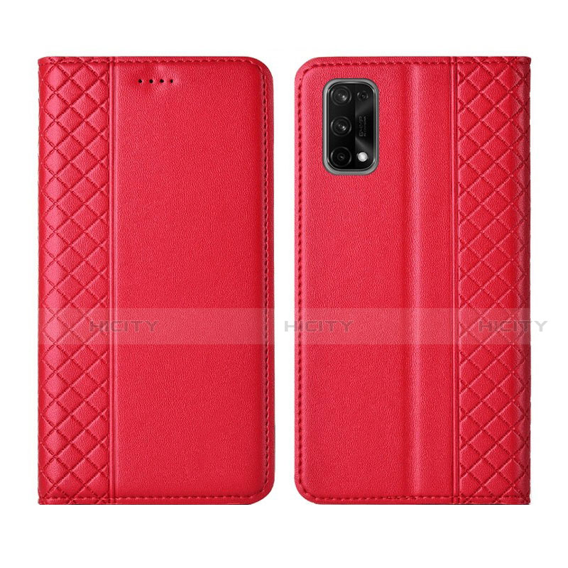 Coque Portefeuille Livre Cuir Etui Clapet pour Realme Q2 Pro 5G Rouge Plus