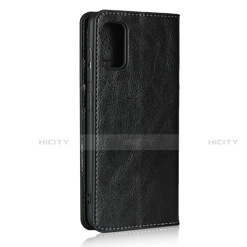 Coque Portefeuille Livre Cuir Etui Clapet pour Samsung Galaxy A41 Noir Plus