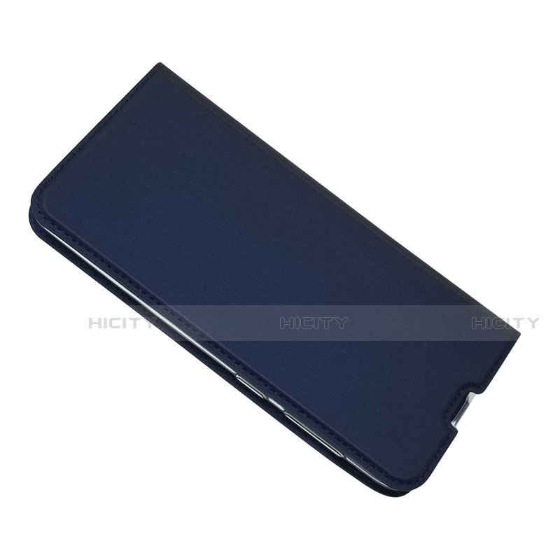 Coque Portefeuille Livre Cuir Etui Clapet pour Samsung Galaxy A50 Bleu Plus