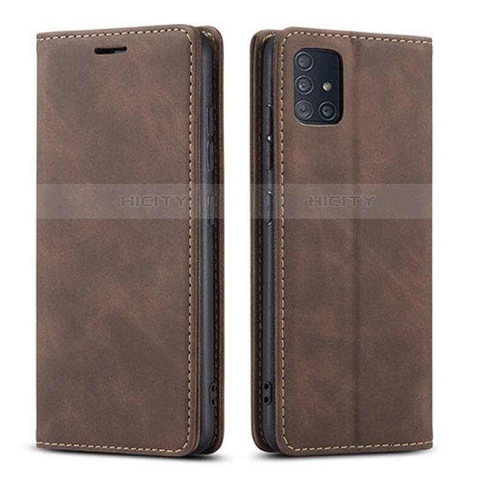 Coque Portefeuille Livre Cuir Etui Clapet pour Samsung Galaxy A71 5G Plus