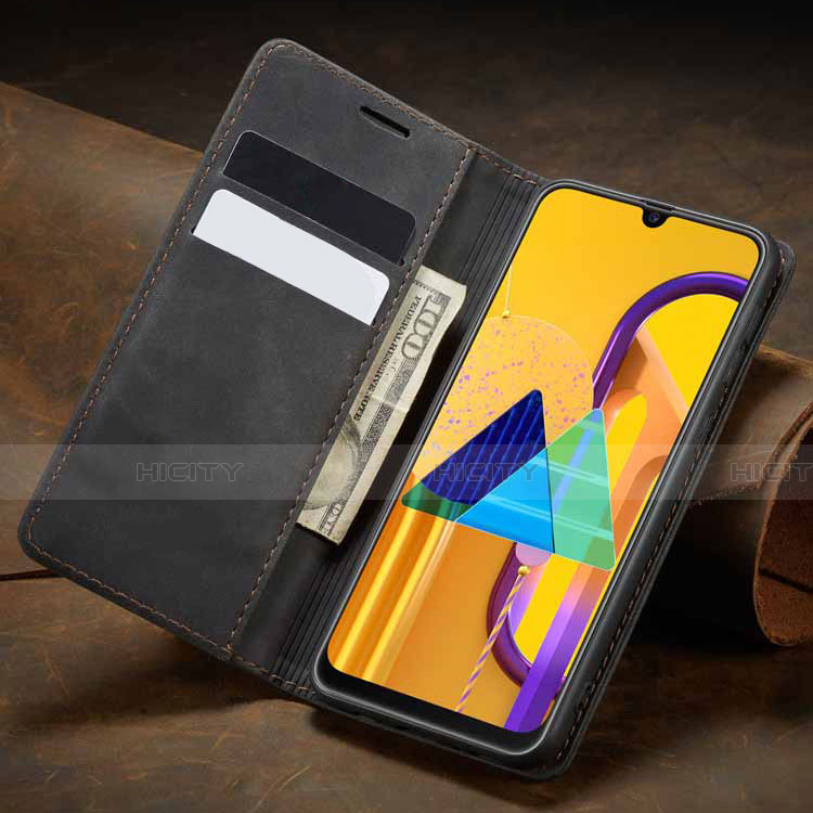 Coque Portefeuille Livre Cuir Etui Clapet pour Samsung Galaxy M30s Plus