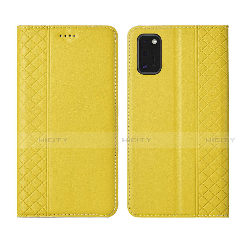 Coque Portefeuille Livre Cuir Etui Clapet pour Samsung Galaxy M51 Jaune Plus