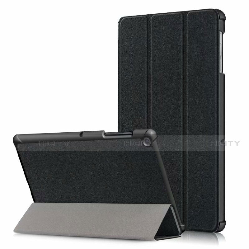 Coque Portefeuille Livre Cuir Etui Clapet pour Samsung Galaxy Tab S5e 4G 10.5 SM-T725 Noir Plus