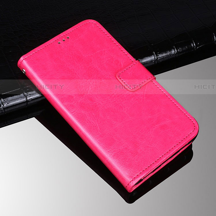 Coque Portefeuille Livre Cuir Etui Clapet pour Sony Xperia 10 Rose Rouge Plus