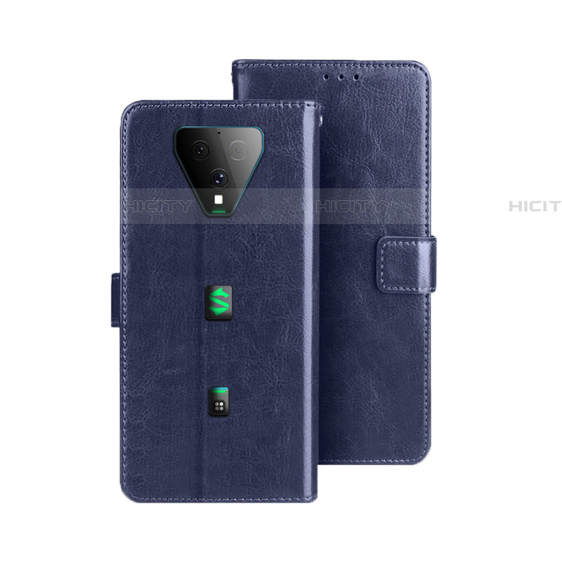 Coque Portefeuille Livre Cuir Etui Clapet pour Xiaomi Black Shark 3 Bleu Plus