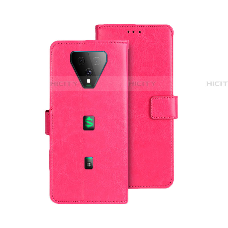 Coque Portefeuille Livre Cuir Etui Clapet pour Xiaomi Black Shark 3 Pro Rose Rouge Plus