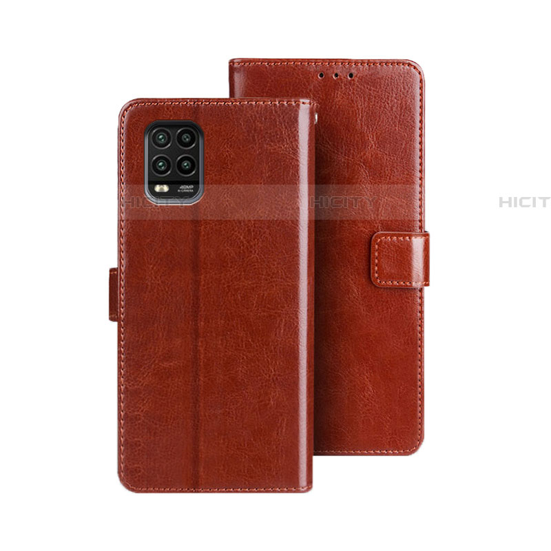 Coque Portefeuille Livre Cuir Etui Clapet pour Xiaomi Mi 10 Lite Marron Plus