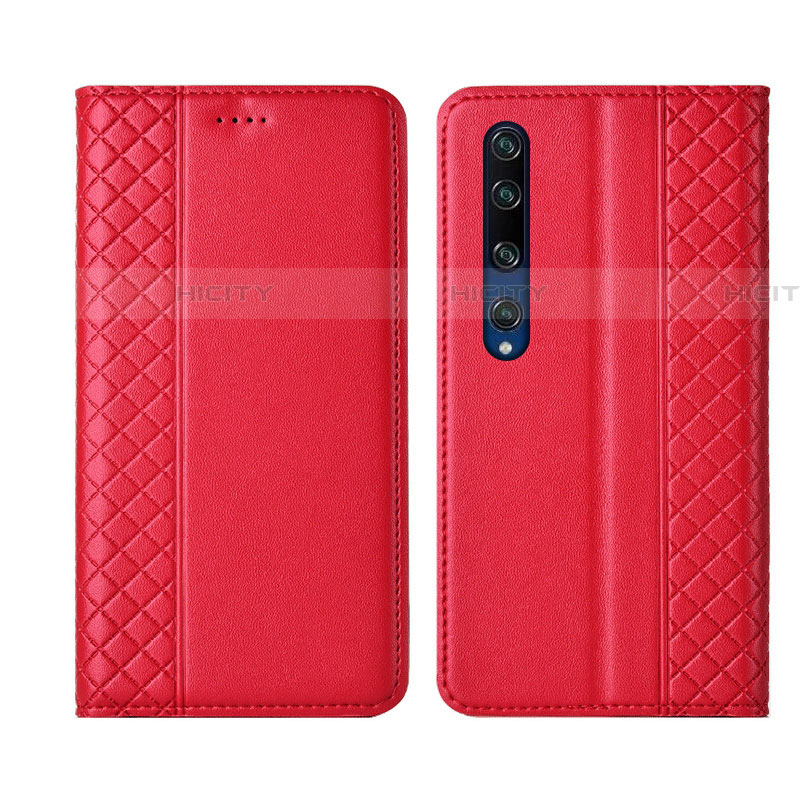 Coque Portefeuille Livre Cuir Etui Clapet pour Xiaomi Mi 10 Rouge Plus