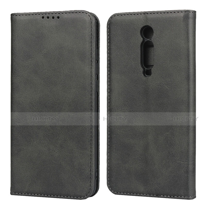 Coque Portefeuille Livre Cuir Etui Clapet pour Xiaomi Mi 9T Noir Plus