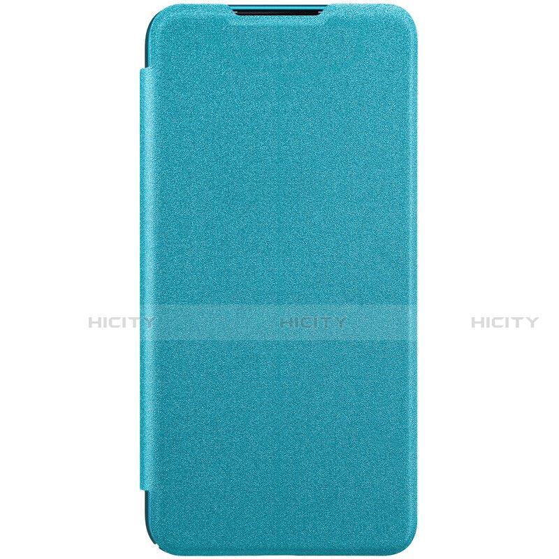 Coque Portefeuille Livre Cuir Etui Clapet pour Xiaomi Mi A3 Bleu Ciel Plus