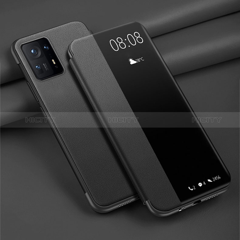 Coque Portefeuille Livre Cuir Etui Clapet pour Xiaomi Mi Mix 4 5G Noir Plus