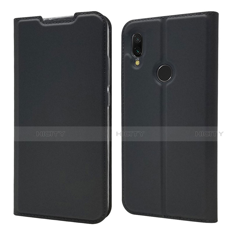 Coque Portefeuille Livre Cuir Etui Clapet pour Xiaomi Redmi 7 Noir Plus