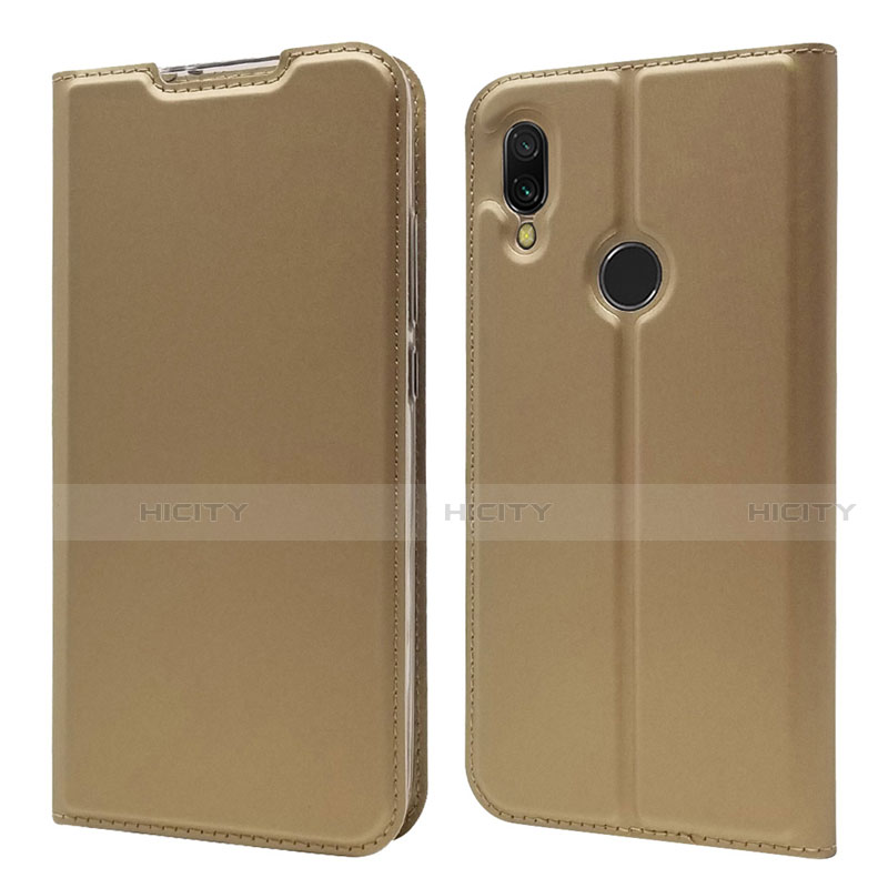 Coque Portefeuille Livre Cuir Etui Clapet pour Xiaomi Redmi 7 Or Plus