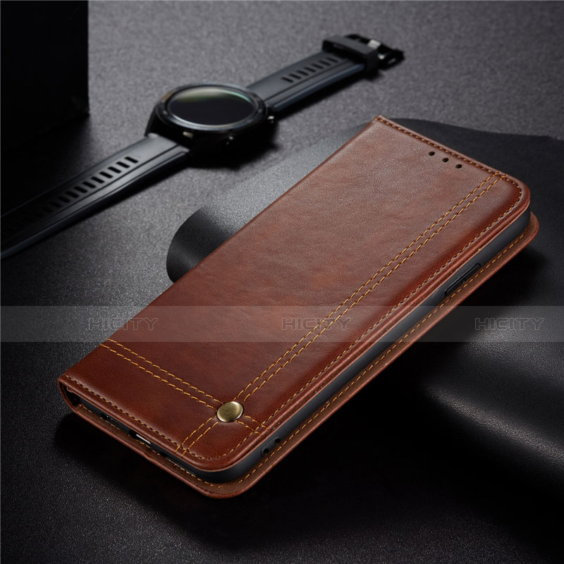 Coque Portefeuille Livre Cuir Etui Clapet pour Xiaomi Redmi 9C NFC Marron Plus