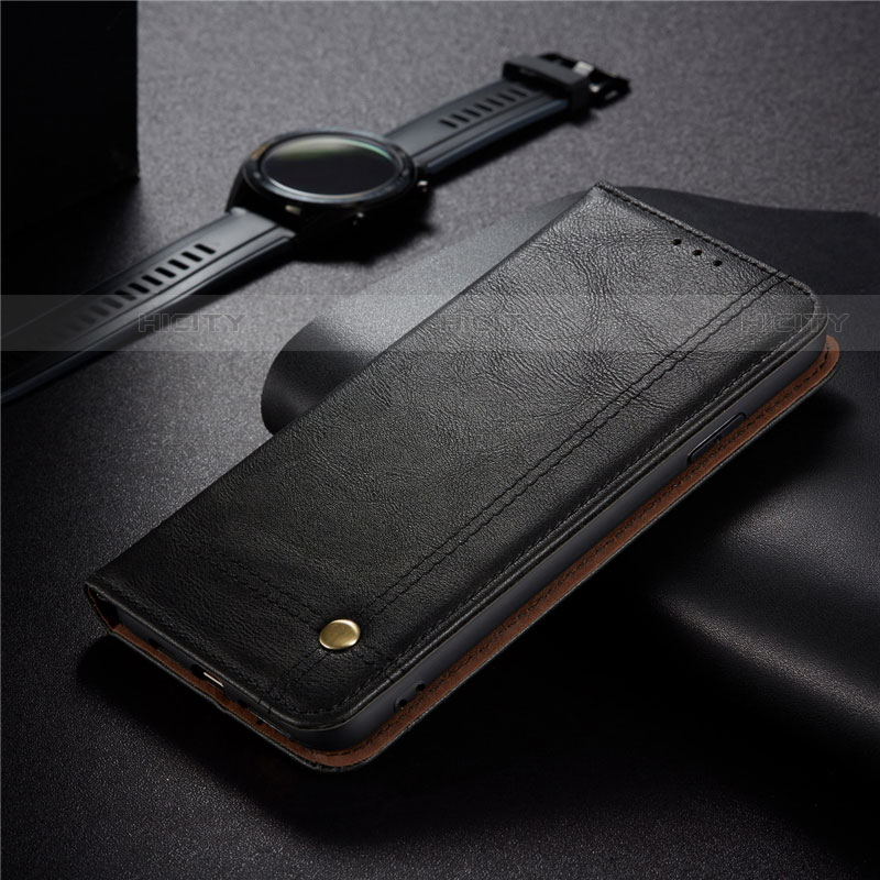 Coque Portefeuille Livre Cuir Etui Clapet pour Xiaomi Redmi 9C Noir Plus