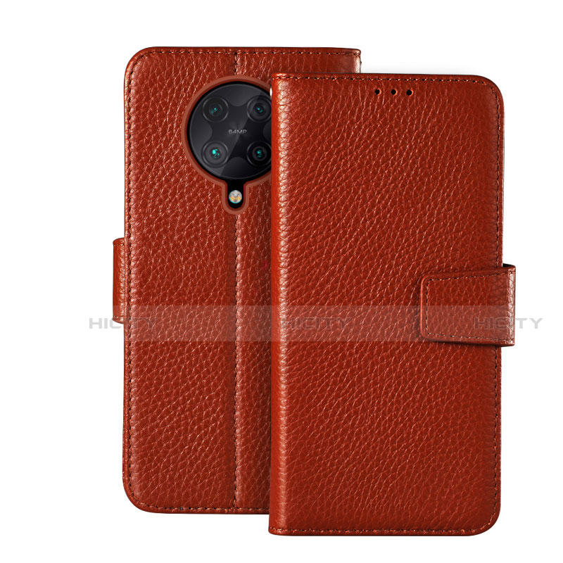 Coque Portefeuille Livre Cuir Etui Clapet pour Xiaomi Redmi K30 Pro Zoom Marron Plus