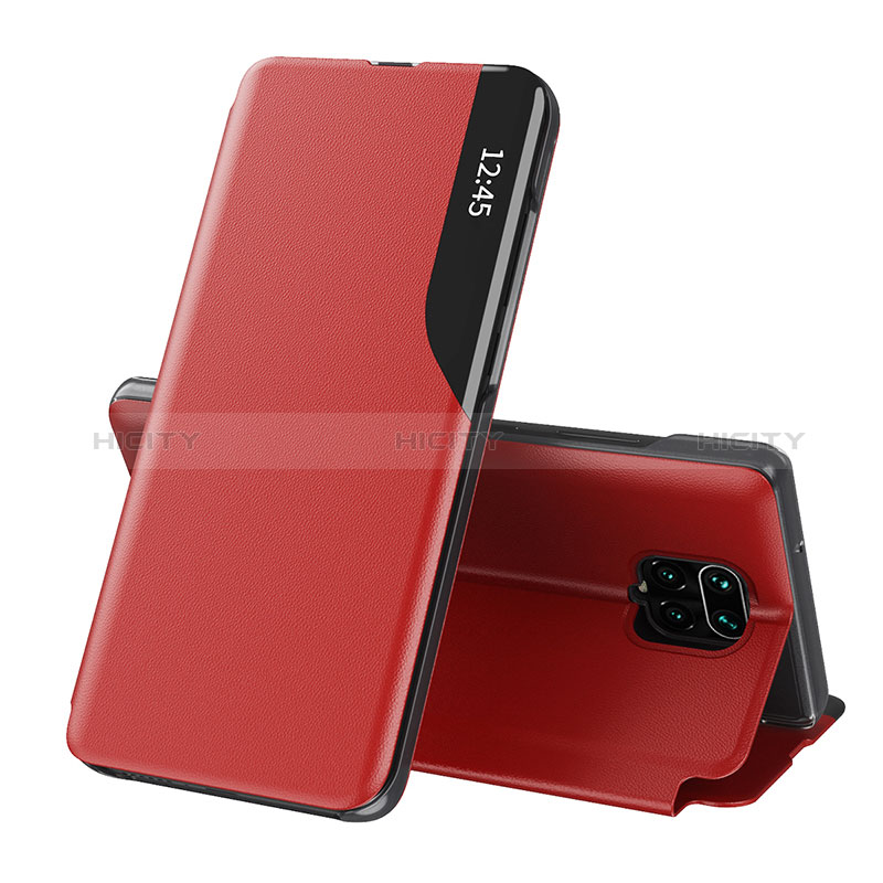 Coque Portefeuille Livre Cuir Etui Clapet Q02H pour Xiaomi Poco M2 Pro Rouge Plus