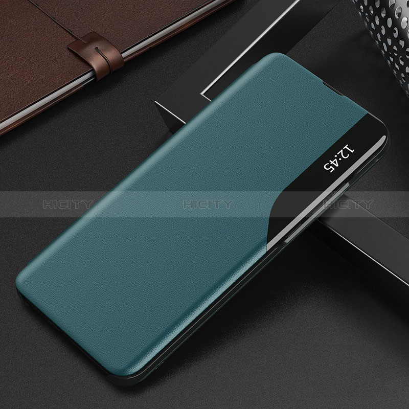 Coque Portefeuille Livre Cuir Etui Clapet Q03H pour Xiaomi Poco X4 GT 5G Vert Plus