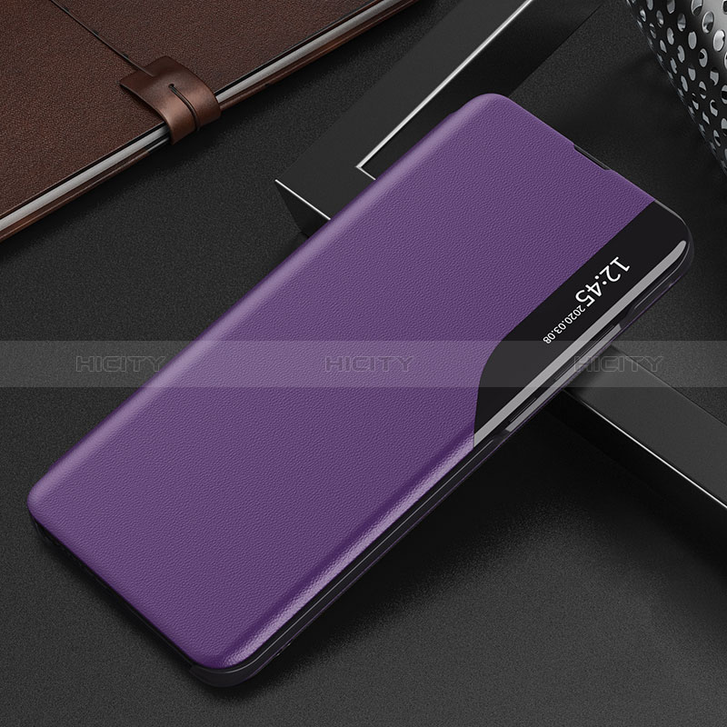 Coque Portefeuille Livre Cuir Etui Clapet QH2 pour Samsung Galaxy A30S Violet Plus