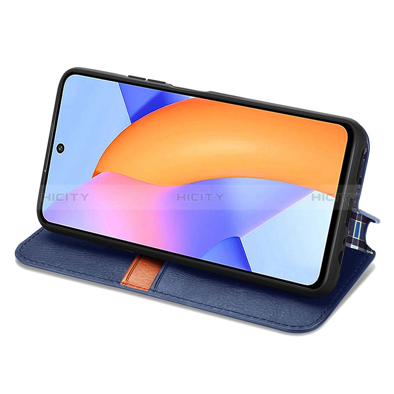 Coque Portefeuille Livre Cuir Etui Clapet S01D pour Huawei Honor 10X Lite Plus