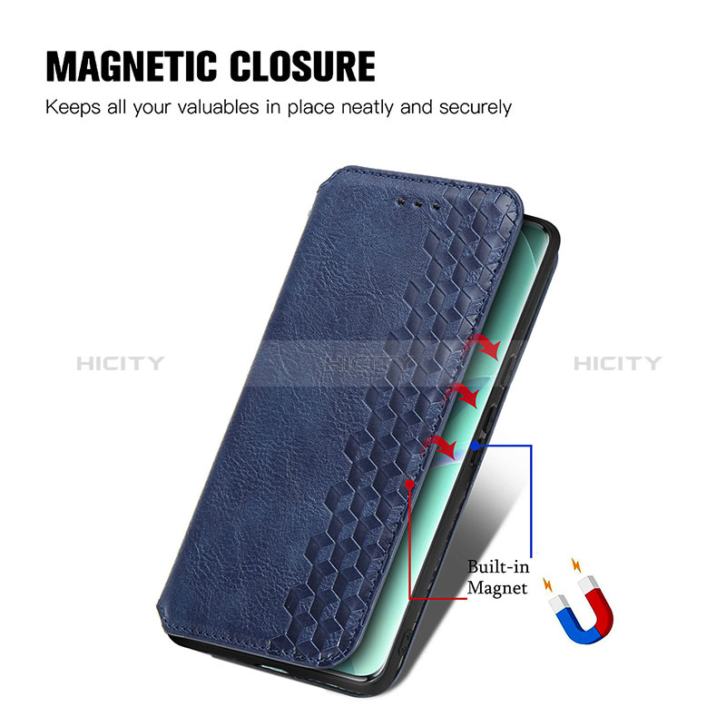 Coque Portefeuille Livre Cuir Etui Clapet S01D pour Huawei Honor 60 Pro 5G Plus