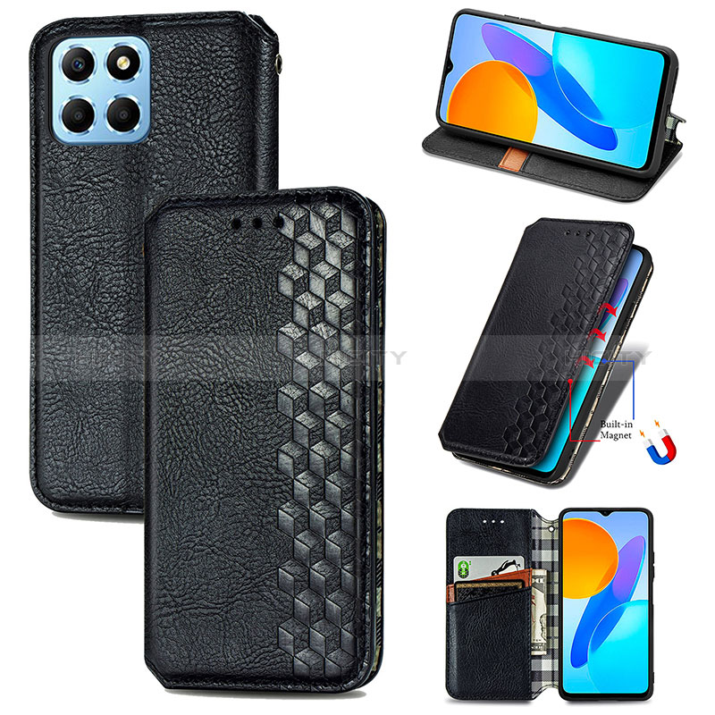 Coque Portefeuille Livre Cuir Etui Clapet S01D pour Huawei Honor 70 Lite 5G Plus