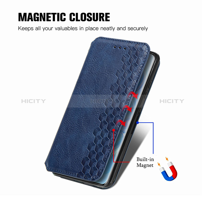 Coque Portefeuille Livre Cuir Etui Clapet S01D pour Huawei Honor 80 5G Plus