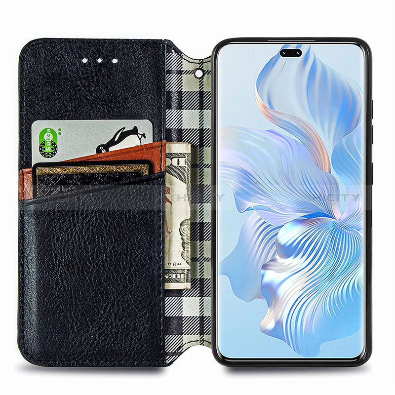 Coque Portefeuille Livre Cuir Etui Clapet S01D pour Huawei Honor 80 Pro Flat 5G Plus