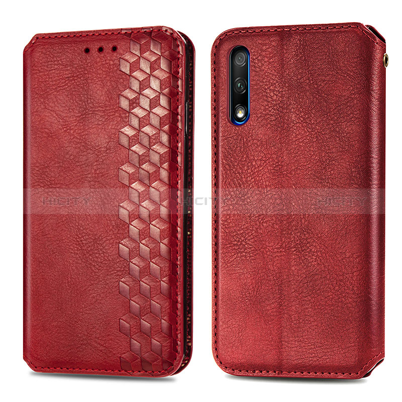 Coque Portefeuille Livre Cuir Etui Clapet S01D pour Huawei Honor 9X Plus