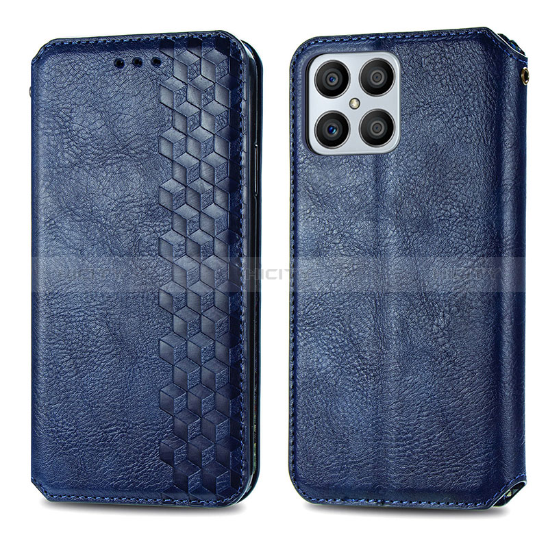 Coque Portefeuille Livre Cuir Etui Clapet S01D pour Huawei Honor X8 4G Plus