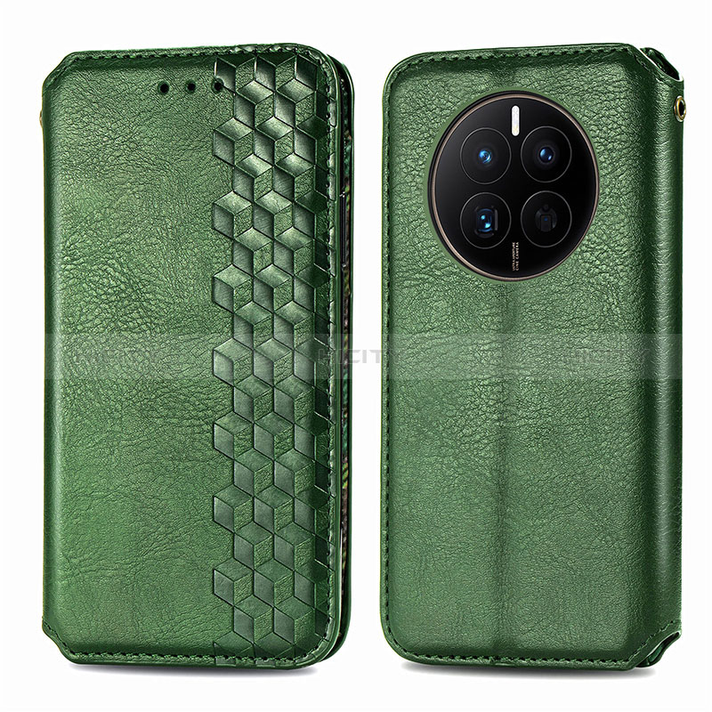 Coque Portefeuille Livre Cuir Etui Clapet S01D pour Huawei Mate 50E Plus