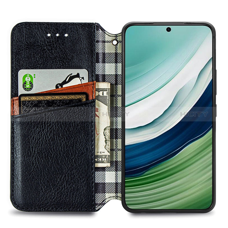 Coque Portefeuille Livre Cuir Etui Clapet S01D pour Huawei Mate 60 Plus