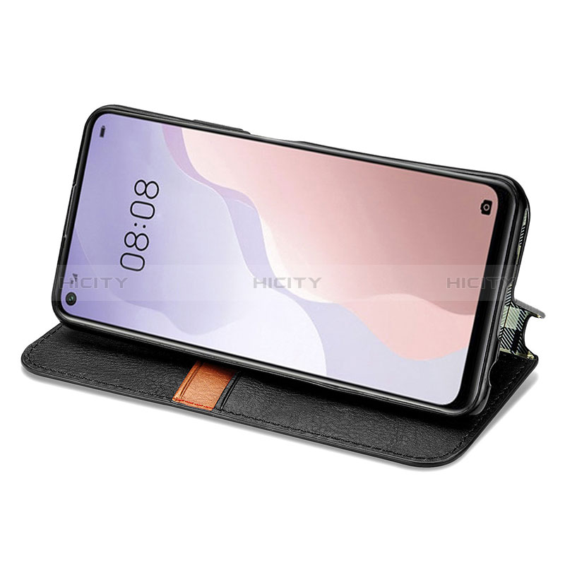 Coque Portefeuille Livre Cuir Etui Clapet S01D pour Huawei Nova 7 SE 5G Plus