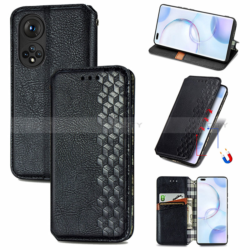 Coque Portefeuille Livre Cuir Etui Clapet S01D pour Huawei Nova 9 Pro Plus