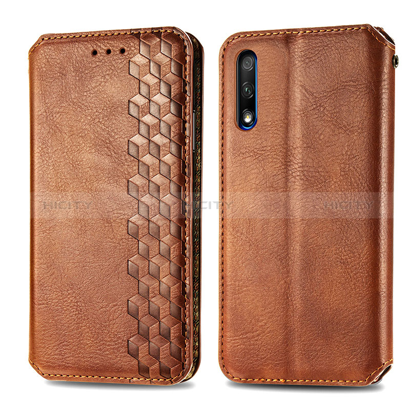 Coque Portefeuille Livre Cuir Etui Clapet S01D pour Huawei Y9 Prime (2019) Plus