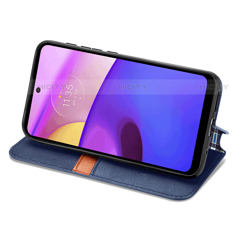 Coque Portefeuille Livre Cuir Etui Clapet S01D pour Motorola Moto E20 Plus