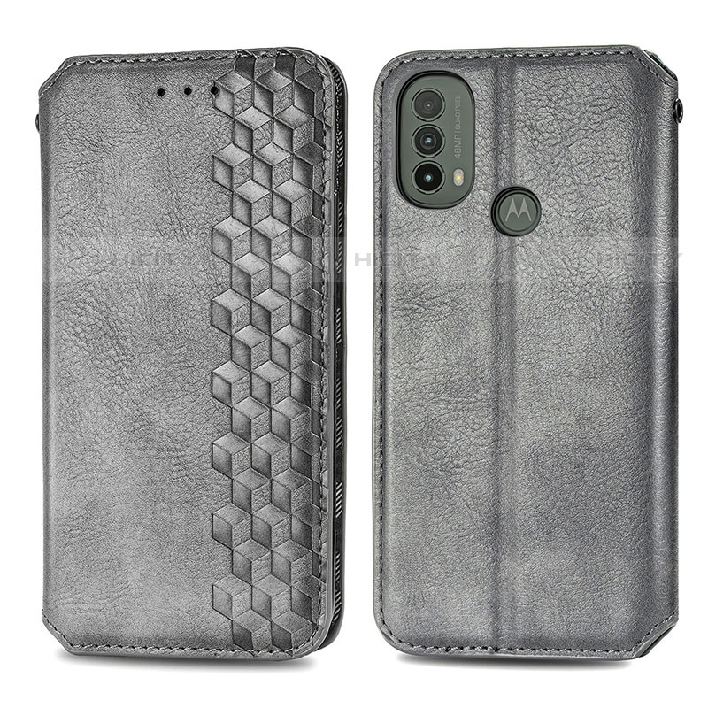 Coque Portefeuille Livre Cuir Etui Clapet S01D pour Motorola Moto E30 Plus