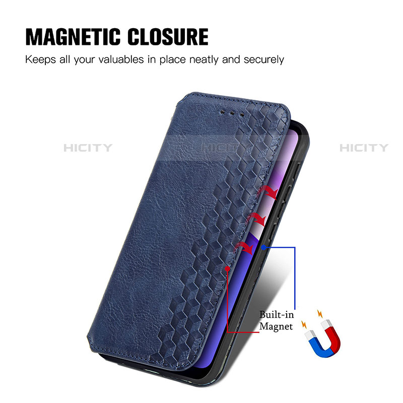 Coque Portefeuille Livre Cuir Etui Clapet S01D pour Motorola Moto E40 Plus