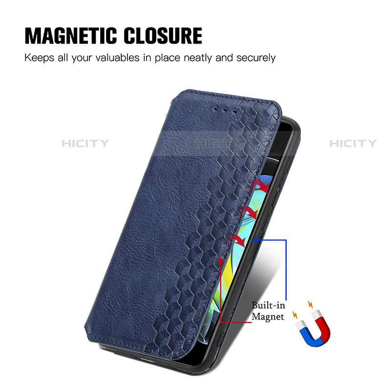 Coque Portefeuille Livre Cuir Etui Clapet S01D pour Motorola Moto Edge 20 5G Plus