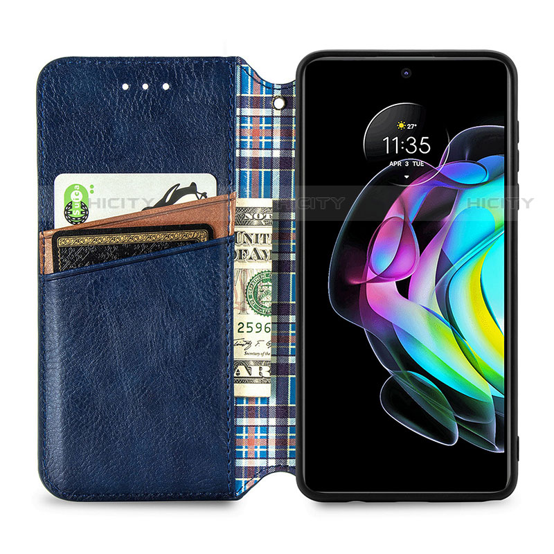 Coque Portefeuille Livre Cuir Etui Clapet S01D pour Motorola Moto Edge 20 5G Plus