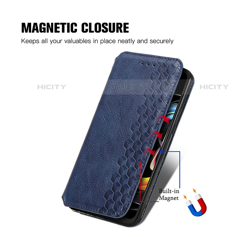 Coque Portefeuille Livre Cuir Etui Clapet S01D pour Motorola Moto Edge 20 Lite 5G Plus