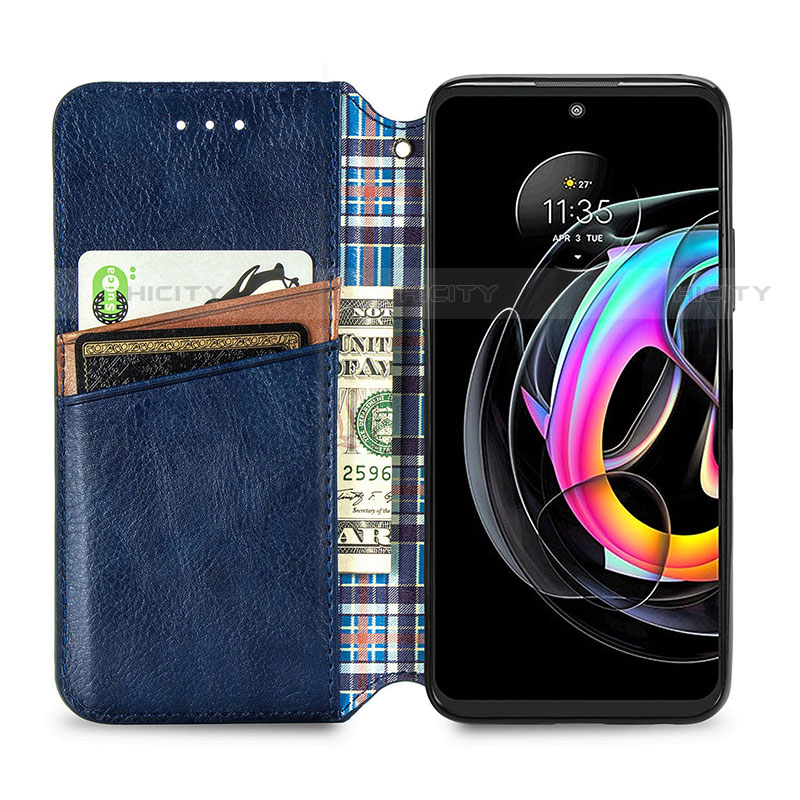 Coque Portefeuille Livre Cuir Etui Clapet S01D pour Motorola Moto Edge 20 Lite 5G Plus