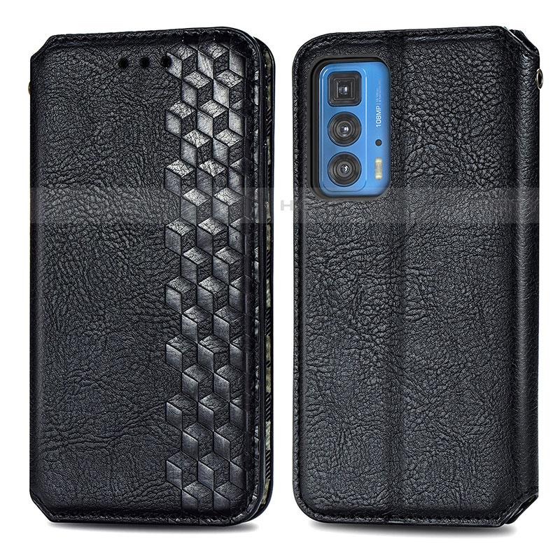 Coque Portefeuille Livre Cuir Etui Clapet S01D pour Motorola Moto Edge 20 Pro 5G Plus