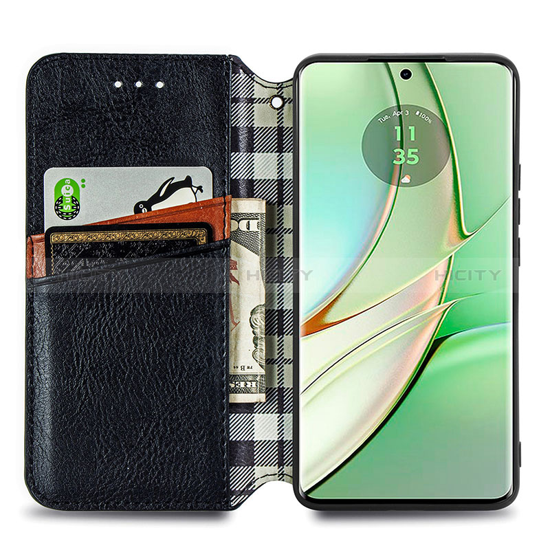 Coque Portefeuille Livre Cuir Etui Clapet S01D pour Motorola Moto Edge (2023) 5G Plus