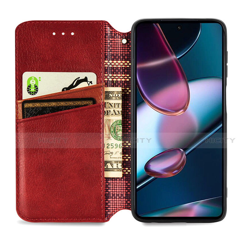 Coque Portefeuille Livre Cuir Etui Clapet S01D pour Motorola Moto Edge 30 Pro 5G Plus