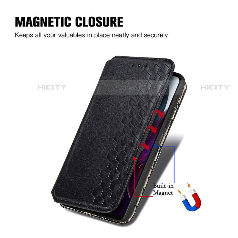 Coque Portefeuille Livre Cuir Etui Clapet S01D pour Motorola Moto Edge S30 5G Plus